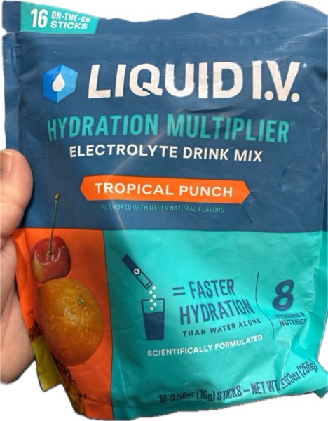 Condition photo showing New/Like New for Liquid I.V.® Hydration Multiplier® - Tropical Punch - Hydration Powder Packets | Electrolyte Powder Drink Mix | Convenient Single-Serving Sticks | Non-GMO | 16 Servings (Pack of 1) — BEST BY: 24 OCT 2027