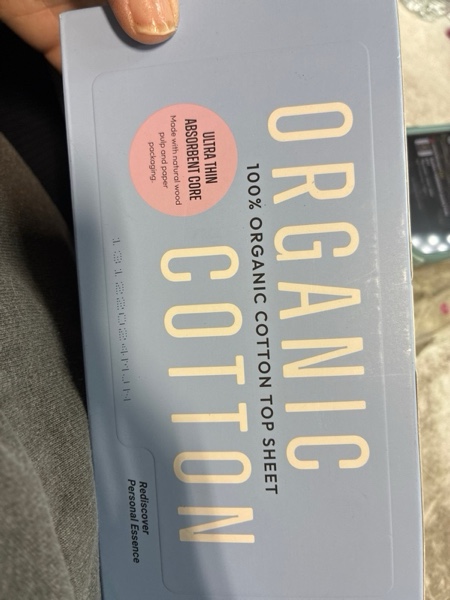 Condition photo showing New/Like New for 100% Organic Pads for Women, Organic Cotton Cover Pad - Regular Absorbency, Unscented, Ultra Thin Pads with Wings for Women (Regular, Size 3, 18 Count) Regular (Size 3) Regular, Size 3, 18ct