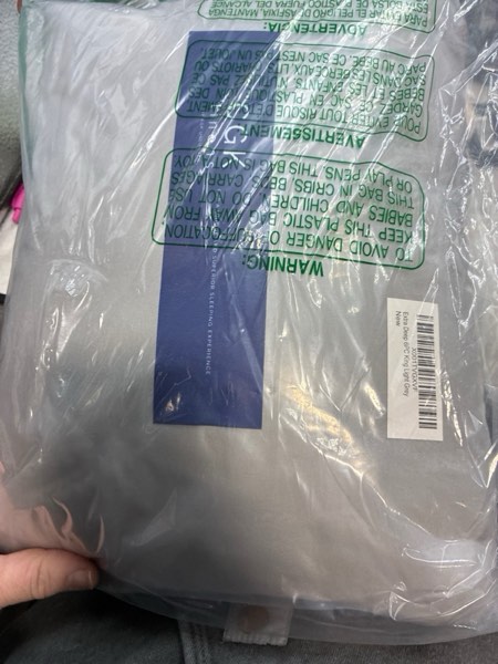 Condition photo showing New/Like New for Extra Deep King Sheet Set - 6 Piece Breathable & Cooling Sheets - Hotel Luxury Bed Sheets Set - Easy & Secure Fit - Soft, Wrinkle Free & Comfy Sheets Set - Light Grey Sheet Set with Extra Deep Pockets King 04 - Light Grey