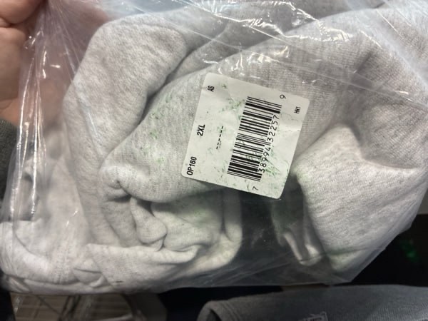 Condition photo showing New/Like New for Hanes mens Ecosmart Sweatshirt, Ash, XX-Large US