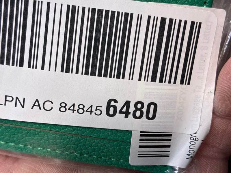 Condition photo showing New/Like New for Monogram Luggage Tag, Initial Luggage Tag, Initials Travel Tag, PU Leather Letter Luggage Tag, Monogrammed Travel Accessories, Travel Essentials