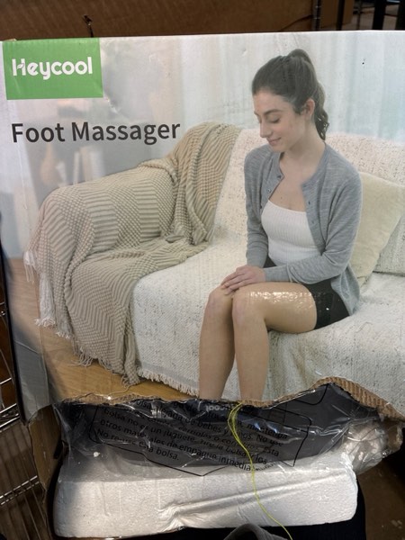 Condition photo showing Good Condition for 2026 Upgrade FSA Eligible HSA Foot Massager, Shiatsu Foot Massager Machine with Heat and Compression for Plantar Fasciitis Neuropathy, Remote Control, Valentine's Day Gifts, Size 14
