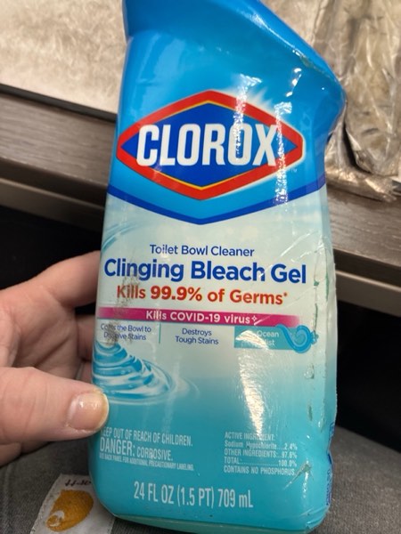 Condition photo showing New/Like New for Clorox Ocean Mist Toilet Bowl Cleaner Clinging Bleach Gel - 24 fl oz/1ct
