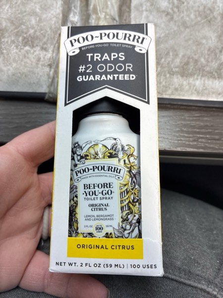 Condition photo showing New/Like New for Poo-Pourri Original Citrus Lemon + Bergamot + Lemongrass Before-You-Go Toilet Spray 4 Oz