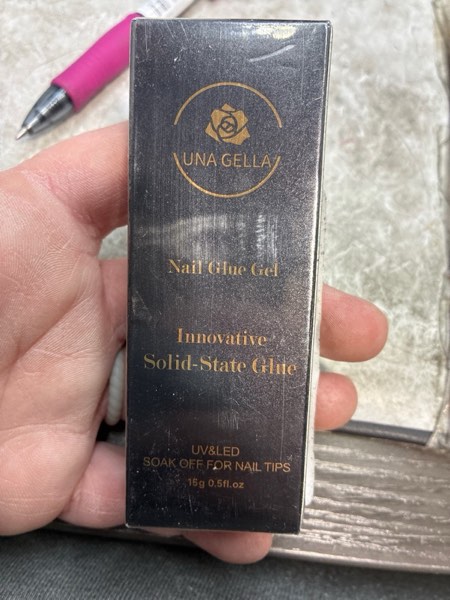 Condition photo showing New/Like New for UNA GELLA Gel Nail Glue, Solid Nails Glue Gel 15 grams / 0.5 fl oz
