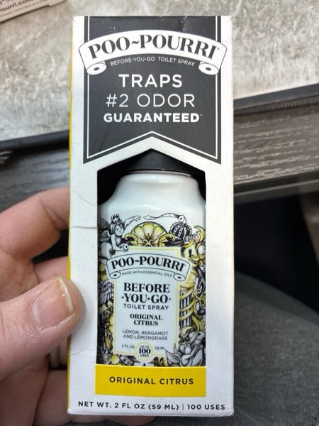 Condition photo showing New/Like New for Poo-Pourri Original Citrus   Lemon + Bergamot + Lemongrass Before-You-Go Toilet Spray  4 Oz