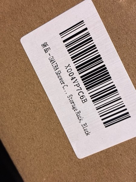 Condition photo showing New/Like New for OMAIRA Shower Caddy Hanging with Soap Scrub Holder, Stainless Steel Adjustable No Drilling Non-Slip Large Capacity Sturdy Over Shower Head Shower Organizer Inside Shelves Bathroom Storage Rack, Black