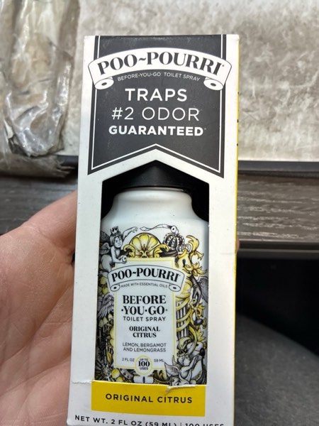 Condition photo showing New/Like New for Poo-Pourri Original Citrus Lemon + Bergamot + Lemongrass Before-You-Go Toilet Spray 4 Oz