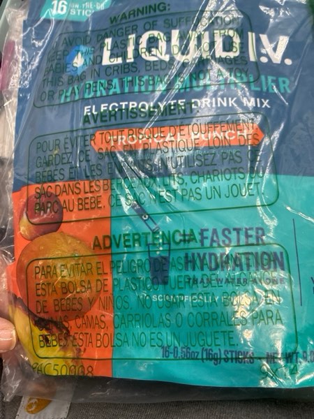 Condition photo showing Good Condition for Liquid I.V.® Hydration Multiplier® - Tropical Punch - Hydration Powder Packets | Electrolyte Powder Drink Mix | Convenient Single-Serving Sticks | Non-GMO | 16 Servings (Pack of 1)