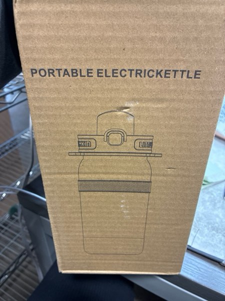 Condition photo showing New/Like New for Travel Tea Kettle?110V?, Portable Electric Kettle, 316 Stainless Steel Premium Liner, 4-speed Temperature Adjustment with Auto Shut-off and Boil-Off Protection,White.