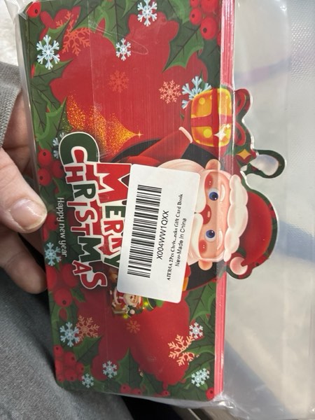 Condition photo showing New/Like New for AIERSA 2Pcs Christmas Money Holders for Cash, Foldable Christmas Cash Gift Envelopes 10 Slots, Unique Multiple Checks Gift Card Book