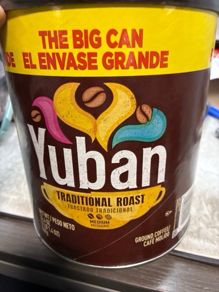 Condition photo showing New/Like New for Yuban Traditional Medium Roast Ground Coffee, The Big Can, 33.4 oz Canister