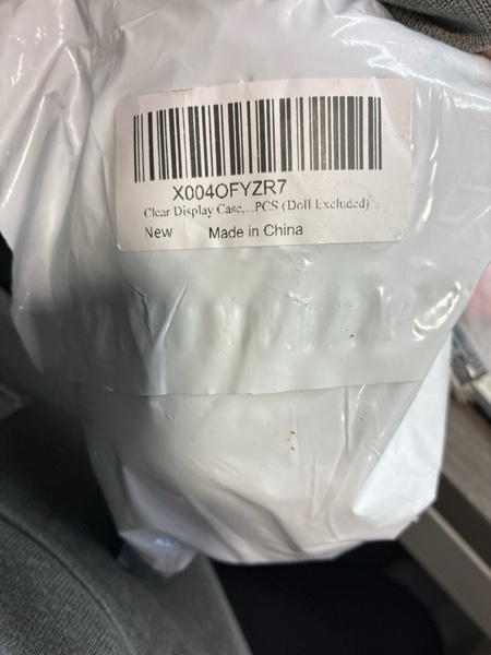 Condition photo showing New/Like New for GIB Clear Display Case, Protective Case, for Labubu Case Cover Accessories Clear Protector for LABUBU The Monsters Have a Seat (One Sitting)