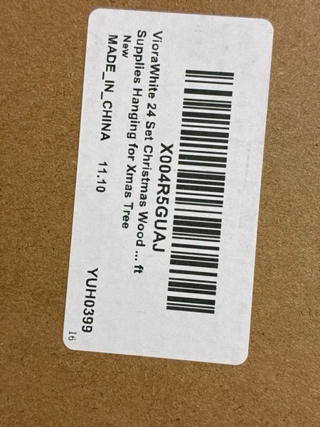 Condition photo showing New/Like New for 24 Set Christmas Wooden Nutcracker Painting Craft Kit DIY Blank Wooden Nutcracker Cutout Xmas Ornaments Unfinished Ballet Mouse King Walnut Soldier Craft Supplies Hanging for Xmas Tree