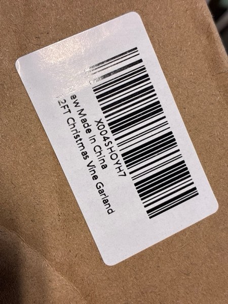 Condition photo showing New/Like New for 2Pcs 6FT Christmas Garland, 2 Strands Artificial Pine Xmas Vine, Soft Greenery Garland for Table Mantle Wall Fireplace Holiday Winter Indoor Outdoor Decor