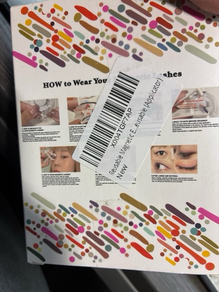 Condition photo showing New/Like New for Reusable Magnetic Eyelashes,Soft Magnetic Lashes,No Glue Needed Eyelashes Cat Eye Natural Look Lash Clusters Kit, Easy to Wear, Reusable (Applicator)