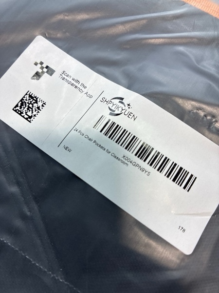 Condition photo showing New/Like New for 24 Pcs Chair Pockets for Classrooms, Student Chair Pockets, Classroom Chair Pockets, Seat Pockets for Classroom Chairs, Seat Sacks for Classroom Chairs, Seat Sack
