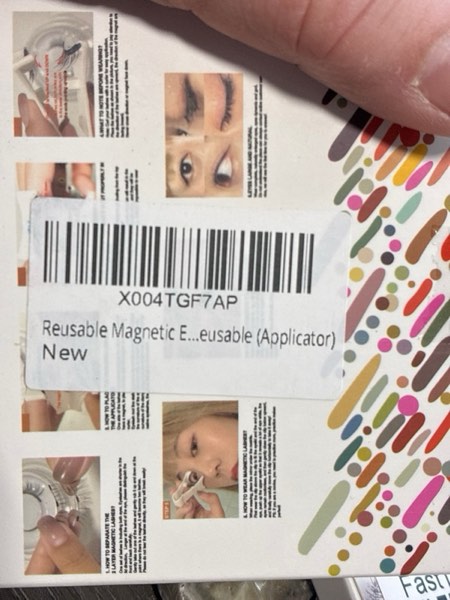 Condition photo showing New/Like New for Reusable Magnetic Eyelashes,Soft Magnetic Lashes,No Glue Needed Eyelashes Cat Eye Natural Look Lash Clusters Kit, Easy to Wear, Reusable (Applicator)