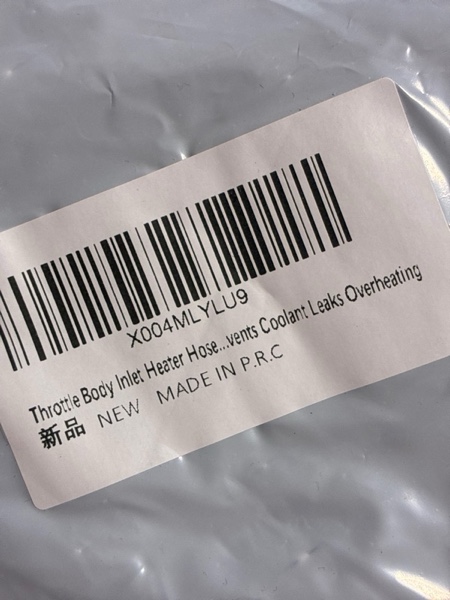 Condition photo showing New/Like New for Throttle Body Heater Inlet Pipe Hose 25192905 55569809 Fit 2009-2018 Chevy Cruze Sonic Aveo Aveo5 Pontiac G3 1.6L 1.8L Replacement