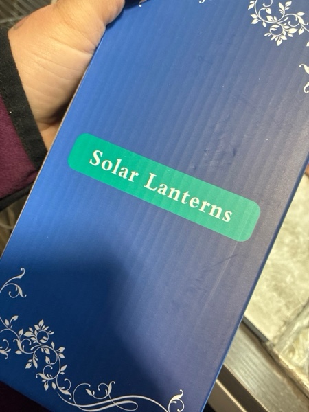 Condition photo showing New/Like New for Solar Lantern Outdoor Waterproof Sunflower Butterfly Garden Decor Birthday Gifts for Women Mom and Grandma Solar LED Plastic Decorative Hanging Light for Yard(Sunflower Butterfly)