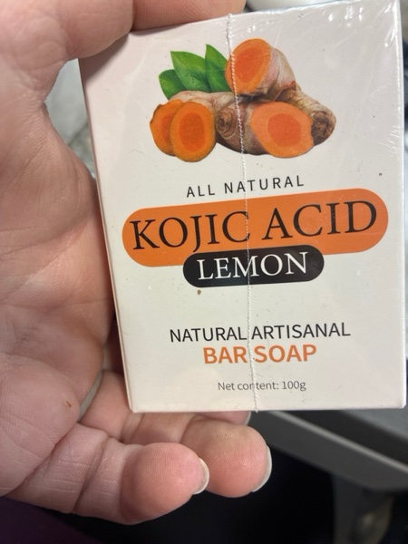 Condition photo showing New/Like New for LENKEYREND Lemon Turmeric Kojic Soap Fragrance, Honey Glow Lemon Turmeric Soap for Face and Body (4)