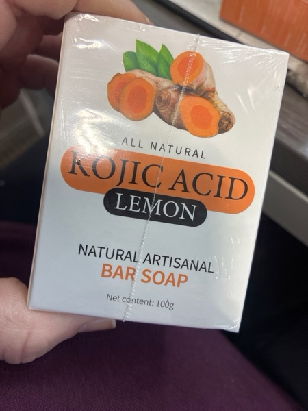 Condition photo showing New/Like New for LENKEYREND Lemon Turmeric Kojic Soap Fragrance, Honey Glow Lemon Turmeric Soap for Face and Body (4)