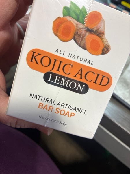 Condition photo showing New/Like New for LENKEYREND Lemon Turmeric Kojic Soap Fragrance, Honey Glow Lemon Turmeric Soap for Face and Body (4)