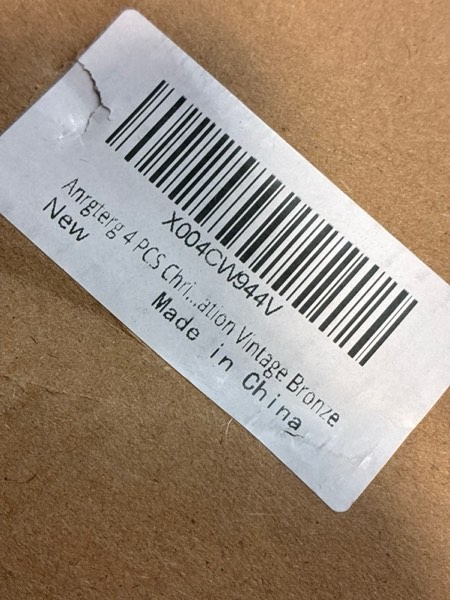 Condition photo showing New/Like New for 4 PCS Christmas Stocking Holders, Snowflake Stocking Holders for Mantle, Heavy Duty Xmas Stocking Hooks with Protective Pads for Fireplace Mantle Christmas Party Decoration Vintage Bronze