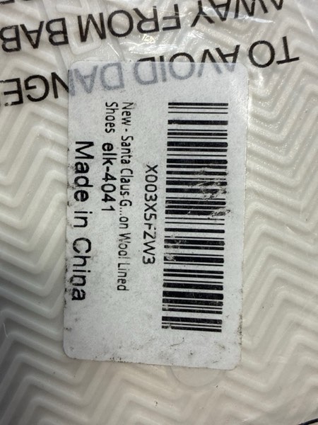 Condition photo showing New/Like New for Christmas Slippers Reindeer Slippers for Women and Men Holiday Halloween Slippers Indoor Bedroom Fluffy Warm Fleece Slippers Winter Soft Cozy Home Non-Slip Soft Plush Slip-on Wool Lined House Shoes