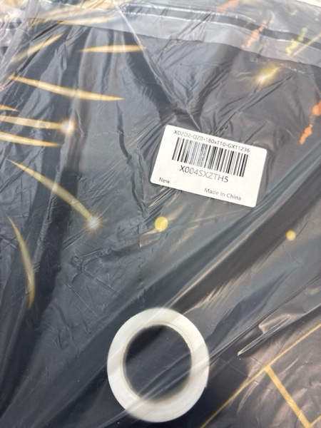 Condition photo showing New/Like New for Black and Gold Happy New Year 2026 Backdrop Glitter Fireworks New Years Eve Party Decorations Countdown Clock Photo Booth Banner 70.8x43.3inch