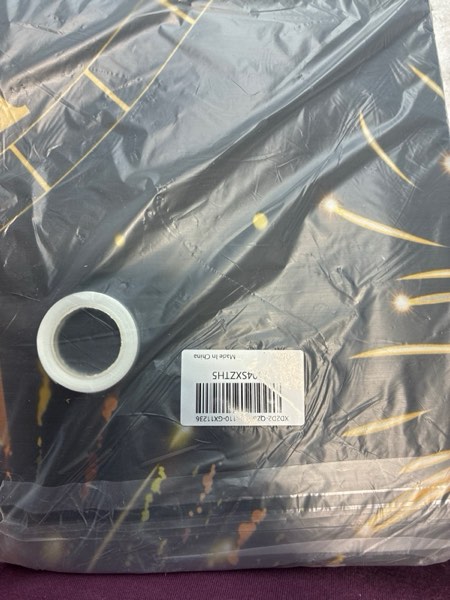 Condition photo showing New/Like New for Black and Gold Happy New Year 2026 Backdrop Glitter Fireworks New Years Eve Party Decorations Countdown Clock Photo Booth Banner 70.8x43.3inch