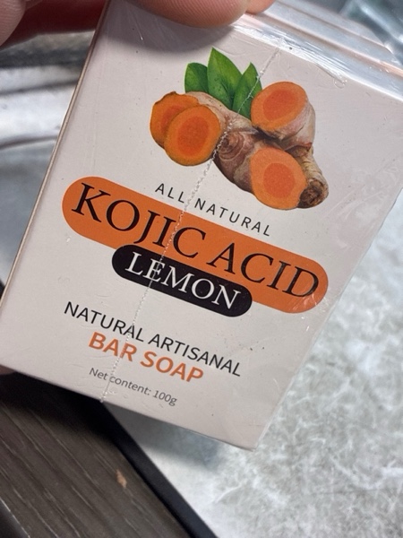 Condition photo showing New/Like New for LENKEYREND Lemon Turmeric Kojic Soap Fragrance, Honey Glow Lemon Turmeric Soap for Face and Body (4)