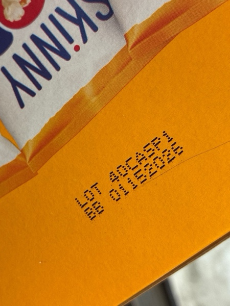 Condition photo showing New/Like New for KHCH02501051 3.9 oz Dairy Free White Cheddar Flavored Popcorn - Pack of 6