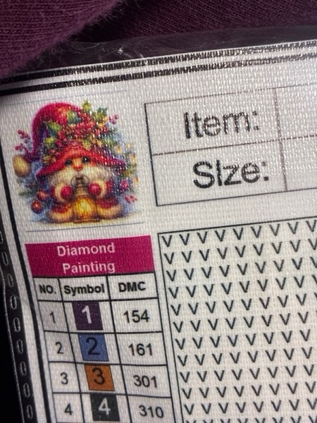 Condition photo showing New/Like New for Christmas Gnome Diamond Painting Kits for Adults,DIY 5D Full Drill Christmas Diamond Art Kits for Adults,Gnome Diamond Dots Gem Art Kits for Home Wall Decor 13.8x13.8inch G8443