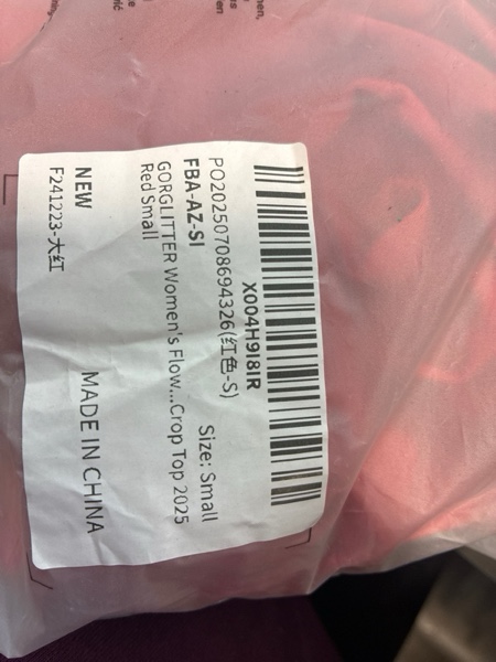 Condition photo showing New/Like New for GORGLITTER Women's Flower Strapless Tube Tops Y2K Sleeveless Cut Out Bandeau Coquette Summer Going Out Crop Top 2025 Small Red