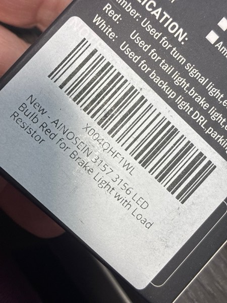 Condition photo showing New/Like New for 3156 3157 LED Bulb Red for Brake Light, 3157A Anti Hyper Flash Error Free Tail Light, 3057 4057 T25 Bulbs for 12-24V Car Truck Stop Lights, Fit CK & Standard Socket, 2 Pack