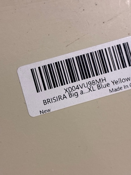 Condition photo showing New/Like New for BRISIRA Big and Tall Mens Heavy Flannel Shirt 2XL-6XL Plaid Button Down Long Sleeve Soft Casual Daily Shirts Blue Yellow 5X-Large Big Tall