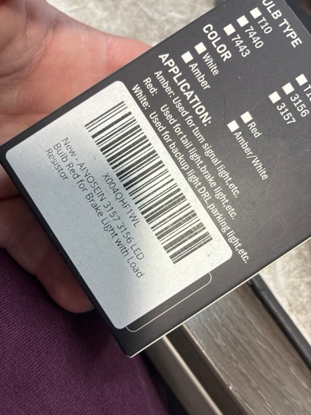 Condition photo showing New/Like New for 3156 3157 LED Bulb Red for Brake Light, 3157A Anti Hyper Flash Error Free Tail Light, 3057 4057 T25 Bulbs for 12-24V Car Truck Stop Lights, Fit CK & Standard Socket, 2 Pack