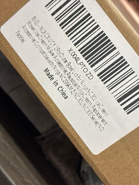 Condition photo showing New/Like New for 1Pcs Replacement Outer Bowl Lid for Ninja NC301 Ice Cream Maker,Ice Cream Maker Accessories,Reusable Ninja Creami Accessories Compatible with Ninja NC299AMZ/NC301/NC300 Series(NO Paddle)