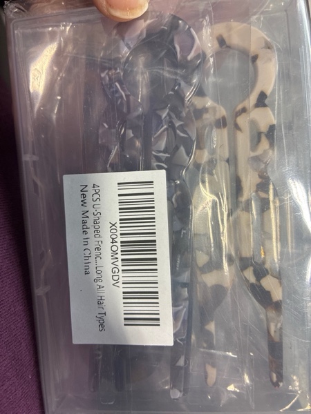 Condition photo showing item condition for 4PCS French Hair Pins for Women 4.33 inch Length Prestige Elegant Hairpins Suitable for Thick Medium Long Hair Types hair pins-A