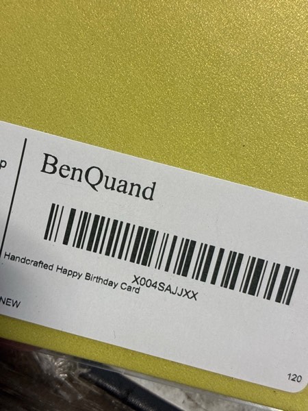 Condition photo showing item condition for Handcrafted Happy Birthday Card, 3D Embossed Floral Birthday Gift for Women and Men with Envelopes, Unique Handmade Celebration Decorations Cards for Boyfriend and Girlfriend?Daughter, Son, Mom, Dad (Birthday)