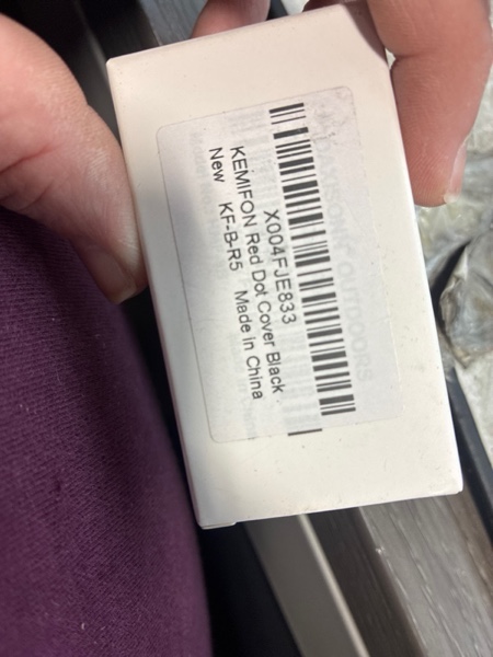 Condition photo showing item condition for Flip-up Red Dot Lens Cover Black Protection Caps for Sig Sauer Romeo5 & Optics Sight with 28mm Diameter Ocular/Objective Lips