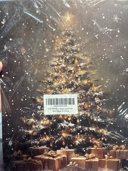 Condition photo showing New/Like New for Hxlac Pink Christmas Wall Art Prints Set of 4 UNFRAMED - Pink Christmas Decor, Gingerbread Wall Decor, Retro Christmas Decorations for Home Bedroom, (8x10 Inches) 8 x 10 inches bakery