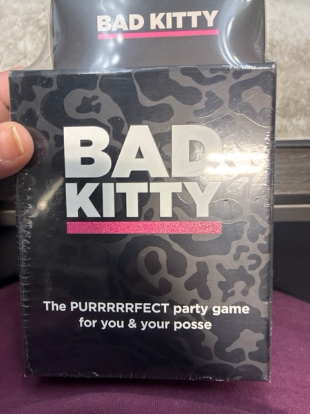 Condition photo showing New/Like New for Bad Kitty Adult Party Game + After Dark Expansion Set - Ultimate Meme Game with Cats - Exploding for White Elephant Parties, Stocking Stuffers + Board Games Night with Friends