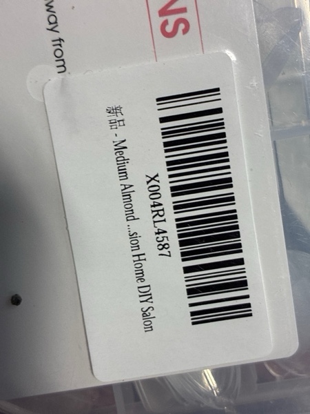Condition photo showing New/Like New for Medium Almond Nail Tips, SSWSBYKE 300pcs Soft Gel Nail Tips for Full Cover Pre-Shaped Acrylic Fake Nails Tips 15 Sizes Half Matte Press On Nails for Extension Home DIY Salon
