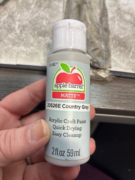 Condition photo showing New/Like New for Apple Barrel Acrylic Paint in Assorted Colors (2 Ounce), 20526 Country Grey Country Grey 2 Fl Oz (Pack of 1)