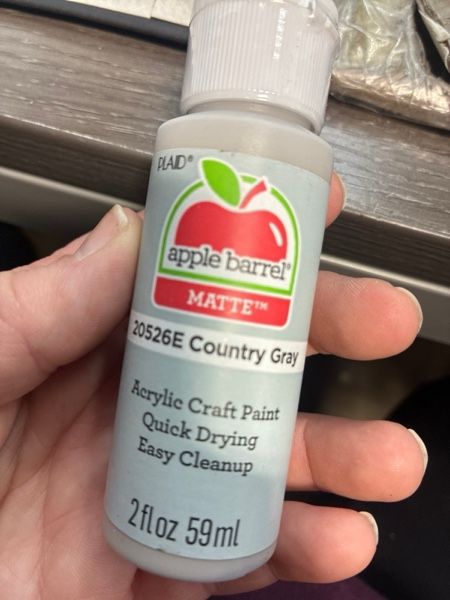 Condition photo showing New/Like New for Apple Barrel Acrylic Paint in Assorted Colors (2 Ounce), 20526 Country Grey Country Grey 2 Fl Oz (Pack of 1)