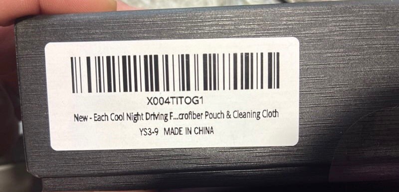 Condition photo showing New/Like New for Night Vision Driving Glasses Fit Over Eyeglasses for Men Women, Anti-Glare Polarized Nighttime Glasses Yellow Lens