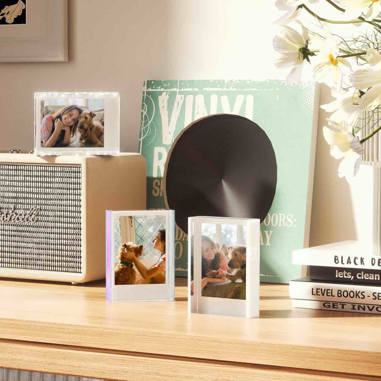 Condition photo showing New/Like New for WINKINE Polaroid Frame for Photos, Instax Film Frame for Fujifilm Instax Mini Polaroid Film, Small Picture Frames 2x3, Baby Photo Frames for Tabletops, Mini Picutre Holder