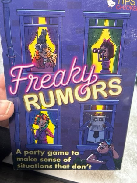 Condition photo showing New/Like New for Freaky Rumors® Against Reality — Hilarious Party Card Game for Social Gatherings (3-6 Players) | Fun Ice Breaker for Adults & Family Game Night | Entertaining Board Game for Teens, Adults & Families